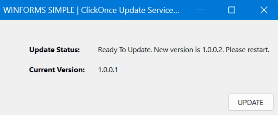 .NET Winform 和 WPF 的静默 ClickOnce 安装程序 (C# 和 VB)
